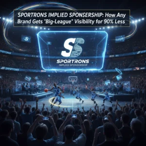 Sportrons Implied Sponsorship: How Any Brand Gets ‘Big-League’ Visibility for 90% Less