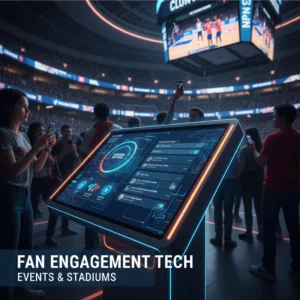 Interactive Kiosks & Social Experiences: Fan Engagement Tech for Events and Stadiums